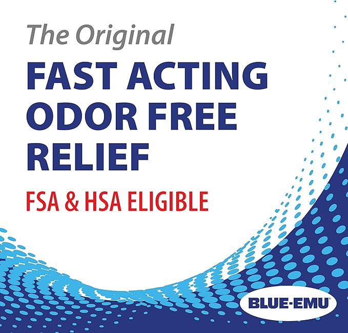 BLUE-EMU Original Super Strength Cream, Soothing Muscle & Joint Support, 2 Oz
