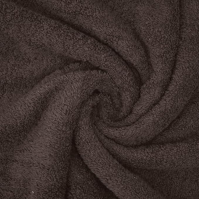 DAN RIVER Pack of 1 Bath Sheet 40x80 Inches, Oversized Bath Sheets Towels for Adults, Fluffy and Soft Plush Towels - Brown