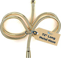 HammerHead Showers Solid Metal Shower Hose Attachment for Showerhead, Extra-Long 72-Inch Universal Replacement Hose for Hand held Shower, Polished Brass