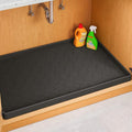 Jin&Bao Waterproof Under Sink Mat 34" x 22", Thick Silicone Mat Cabinet Protector for Kitchen and Bathroom, Shelf Liner, Home Organizer and Storage, Multipurpose Tray for Gadgets and Essentials