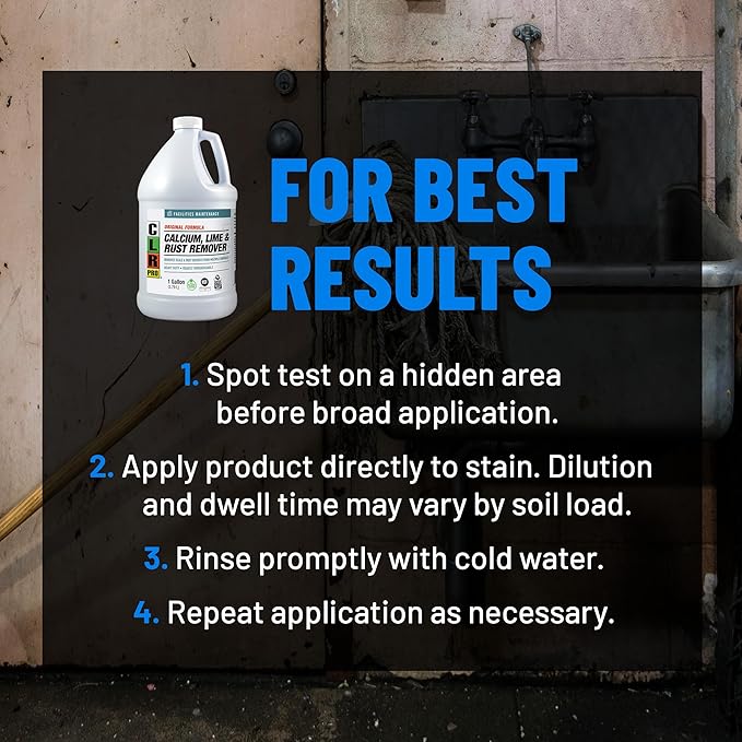 CLR PRO Calcium, Lime and Rust Remover, 1 Gallon Bottle