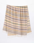 Teema Large Turkish Beach Towel - 100% Turkish Cotton - Sand Free - Fast Drying - Versatile and Multi-Use - The Shoreline (Colorful)