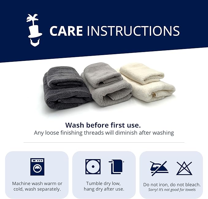 Lincoln & Palm 3 Piece Turkish Towels Set, Thick, Soft, Plush 700 GSM Spa & Hotel Quality, Silver Infused SILVERbac | Bath 58x30, Hand 30x16, Face Wash Cloth 13x13 (3 Piece Towel Set, Ivory)