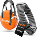 drain snake 3.0 [50 FT] - extremely long - Ideal plumbing snake for heavy & deep blockages - The drain auger for real do-it-yourselfers! (50 FT - 3/8 inch)