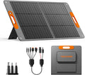 100W Portable Solar Panel for Power Station, 24% High Efficiency ETFE Foldable Solar Panel Charger, QC3.0, Type-C 60W, MC4 Output, IP65 Waterproof, for Outdoor Camping, RV, Emergency Power Supply