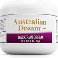 Australian Dream Back Pain Cream - Soothing, Non-Greasy Muscle Pain Relief Cream - Good for Neck, Back, Body, or Muscle Aches - 2 oz Jar