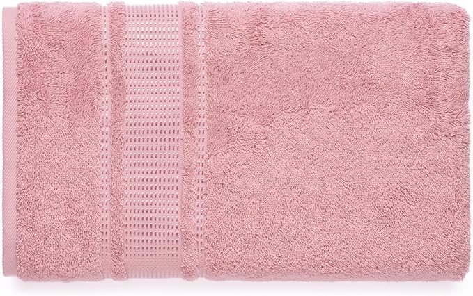 Melissa Linen, Fingertip Towels 4 Pack, 100% Turkish Cotton, Small Hand Towels for Body and Face, 12 x 18 in, Soft and Absorbent, Quick Dry, (Pink Fingertip Hand Towels)