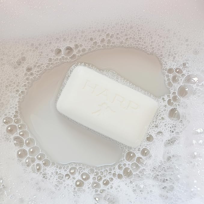HARP pH-Balanced (5.0-6.0) Body Wash Bar. 100% Syndet. Protects Moisture Barrier For Sensitive, Dry or Irritated skin. + Shea Butter/Borage Oil. Non-Comedogenic. VANILLA LAVENDER FRAGRANCE