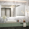TETOTE 60 x 28 Inch LED Backlit Mirror with Light Bathroom Vanity Lighted Mirror,Anti-Fog,Dimmalbe,CRI90+,Waterproof,Wall Mounted