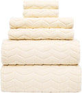 Ultra Soft & Stylish 700 GSM Luxury Bath Towels - 100% Zero-Twist, Long-Staple Cotton - Remarkably Absorbent & Quick Drying - 6 Piece Towel Set (Papyrus)