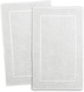Hearth & Harbor Bath Mat Towels - 100% Ring Spun Cotton Luxury Towels - Ultra Soft & Highly Absorbent, Bathroom Towels, Floor Mat - White