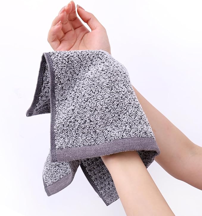 Everplush Diamond Collection 6-Piece Bath Sheet Towel Set, Soft Plush Jacquard Luxury Bath Towels,Highly Absorbent & Fast-Drying Luxury Towels Sets for Bathroom,Shower, or Spa (Grey, Bath Sheet 6PK)