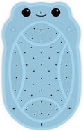 Bathtub Mat Non Slip, Kids Bath Mat 30"x 18", Bath Mat for Tub Non Slip with Strong Suction and Textured Surface, Natural Rubber Latex Free PVC Free Safe for Baby, Frog Pattern, Blue