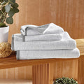 Wellbe 4-Piece Towel Set - Quick Dry, Absorbent, Soft, 2 Bath, 2 Hand, White