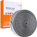 33.3FT Self-Adhesive Weather Stripping Seal for Door Frames and Sliding Windows, Weatherstripping for Soundproofing, Dustproof, Window Insulation for Winter, 0.35'' Wide x 0.2'' Thick, Grey
