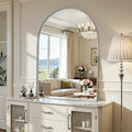 Arched Mirror 24"x36", Bathroom Mirror, Wall Mounted Vanity Mirror with Arch Metal Frame for Bathroom, Over Sink, Bedroom, Living Room, Deep Frame, Silver