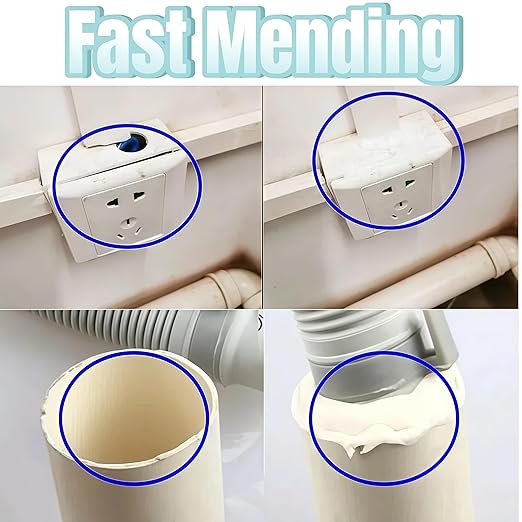 Plumbers Putty for Sink Drain, 2025 Upgrade Sealant Clay, Waterproof Wall Putty Hole Repair, Quick Putty for Wall Holes, Versatile Duct Seal Putty (12)