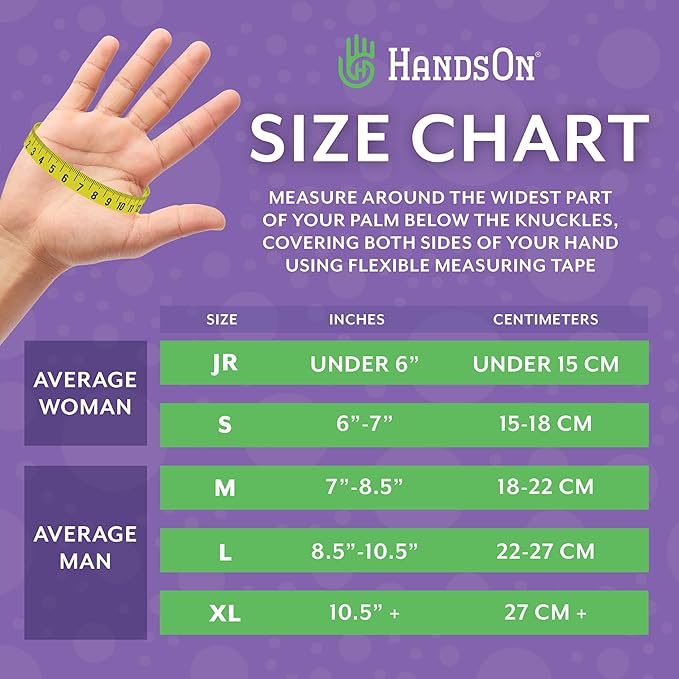 Handson Pet Grooming Gloves - Patented #1 Ranked, Award Winning Shedding, Bathing, Hair Remover Gloves - Gentle Brush for Cats, Dogs, and Horses (Purple, Junior)