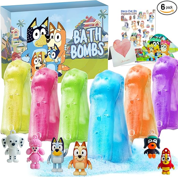 Bath Bombs for Kids: Organic Bath Bombs with Toys Inside for Dry Skin Moisturize, Kids Bath Toys & Scientific Toys, Dried Rose Petals with Eruption of Foams, Bath Fun Potions Kits Gift Set