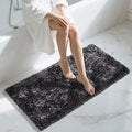 Yimobra Large Bathroom Rug Non Slip 36x24 Inch, Extra Thick Soft Absorbent Chenille Bath Mat, Machine Washable Quick Dry Bath Rugs for Bathroom Floor, Tub and Shower, Home Decor Accessories, Dark Grey