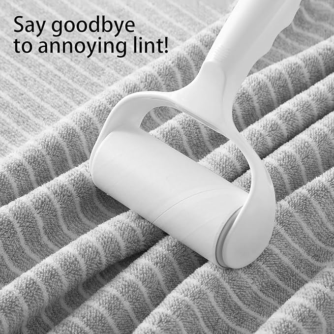 REDKISS Ultra Soft Bath Towels Set of 6 Large 35"x70" | 100% Microfiber, Highly Absorbent & Quick Dry | Grey Towels for Bathroom, Spa, Gym | 2 Bath, 2 Hand, 2 Washcloths