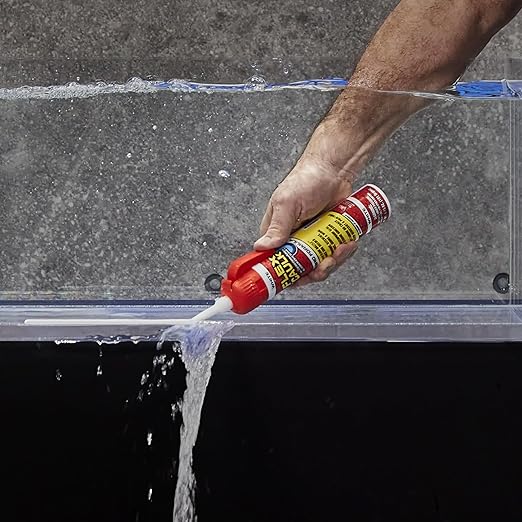 Flex Caulk, Waterproof & Weatherproof Hybrid Polymer Sealant, Strong, Paintable, Indoor, Outdoor, Bath, Shower, Sink, Window, Baseboards, Door, RV, Roof, Wood, Auto & Marine, Clear, 6.6 oz, 2-Pack