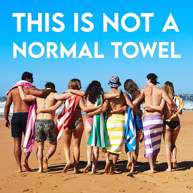 Dock & Bay Beach Towel - Quick Dry, Sand Free - Compact, Lightweight - 100% Recycled - Includes Bag - Cabana - Boracay Yellow - Extra Large (200x90cm, 78x35)