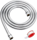 Shower Hose, 69 Inches Extra Long Stainless Steel Handheld Shower Head Hose with Brass Insert and Nut - Durable and Flexible(Chrome)