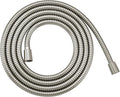 BRIGHT SHOWERS Extra Long Shower Hose 118 Inches – Stainless Steel Handheld Shower Hose with Brass Connectors, Anti-Kink, Leak-Proof, Easy to Install, Fits Most Shower Heads, Brushed Nickel