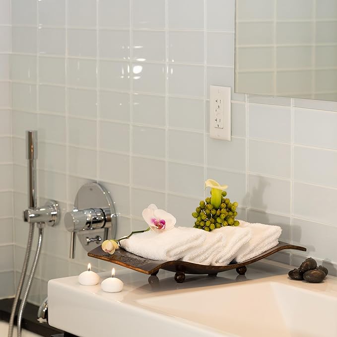 Mosobam Luxury Turkish 12pc XL Towel Set 35X70 16X30 13X13 White 700 GSM Bamboo Viscose & Aegean Turkish Combed Cotton
