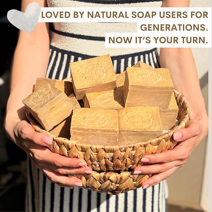 Aleppo Soap - (2 Pack - 7 oz each)%20 Laurel Oil,%80 Olive Oil, Traditional Production, Natural - Vegan – Handmade