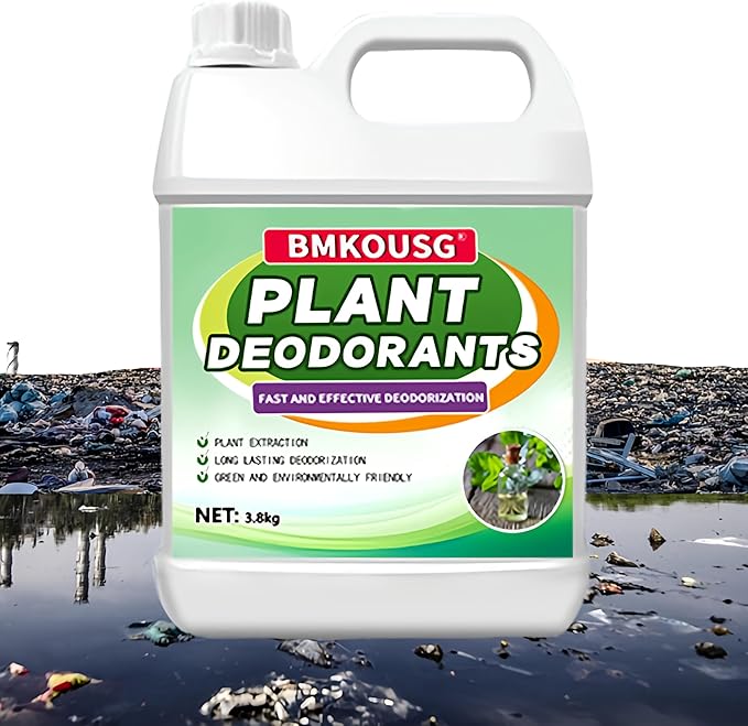 Industrial Strength Odor Eliminator Concentrate – Long-Lasting Freshness for Slaughterhouses, Landfills & Wastewater Treatment | Safety & Fast-Acting Deodorizer to Eliminate Odors (1 Gallon)