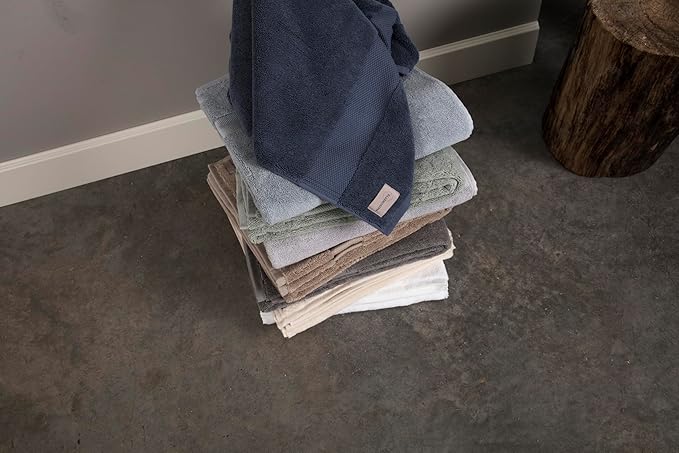 Maisonette Elegance 100% Organic Cotton Turkish Hand Towels - Soft, Absorbent Washcloths for Face - Ideal Quick Dry Large Towel Wash Cloth Set for Bathroom - (20" x 30", 4 Pack) - Light Brown (Dune)