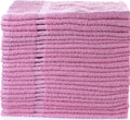 SIMPLI-MAGIC Cotton Hand Towels 16"x27" (12 Pack) – Soft Towels for Bathroom, Kitchen, Salon & Gym (Pink)