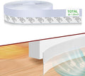Weather Stripping Door Seal – 100% Silicone, 33ft Strong Adhesive, Flexible Sealing for Gaps & Drafts, Perfect for Energy Efficiency and Weatherproofing