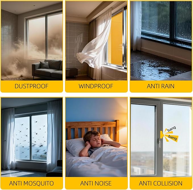 40FT Brush Weather Stripping Door Window Seal - Weather Strip Insulation for Door Frame & Window, Soundproofing Weather Stripping