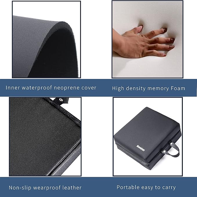 Knee Pads for Men Women Garden Kneeling Pads Extra Thick Knee Pads Memory Foam Kneeling Pad for Bathing Yoga Knee Cushion Foam Kneeling Pad Garden Pads for Kneeling Knee Cushions for Kneeling