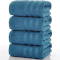 Cotton Bath Towel – Large 30x60 Inches, Soft, Thick & Absorbent Towel for Bathroom, Spa, or Home Use (Blue, 4 Pack – 30"x60")