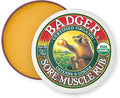 Badger - Sore Muscle Rub, Cayenne Pepper and Ginger, Organic Rub, Muscle Relief Balm, Warming Muscle Rub, Sore Muscle Balm, 0.75 oz