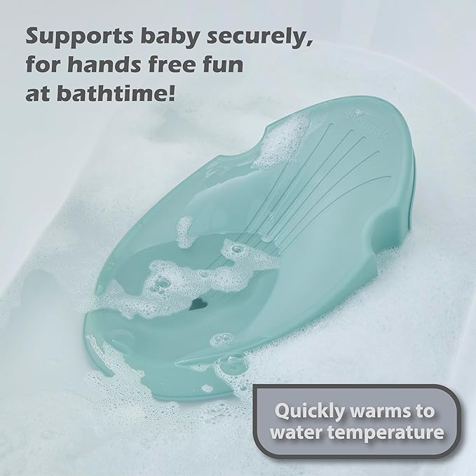 Shnuggle | Newborn Baby Bath Support | Ergonomic Soft-Touch Seat | Lightweight Non-Slip Base | Compact | Perfect for Babies up to 6 Months