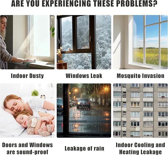 20Ft T-Shaped Door Draft Stopper, Silicone Weather Stripping Seal Tape for Doors and Windows - White, 2" Wide (50mm)