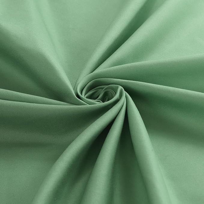 Fabric Shower Curtain, Sage Green Ombre Shower Curtains for Bathroom, Modern Decoraitve Bathroom Curtains, 72" W x 72" H