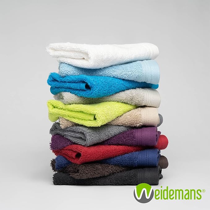 100% Cotton Washcloths Set 13” x 13” | Teal Blue(Turquoise) Towels | Set of 6 Ultra Soft and Highly Absorbent Washcloths Set for Bathroom, Gym, Spa | Machine Washable Face Towel