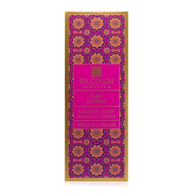 SPA CEYLON Sleep Intense Calming Body Massage Serum for Restful Body Ritual | Organic Massage Serum | Ayurveda