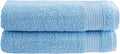 HALLEY Turkish Cotton Towels (Pack of 2) Bath Towels Super Soft Highly Absorbent 100% Cotton Towels for Bathroom and Kitchen for Mother’s Day (Powder Blue)