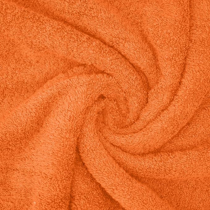 DAN RIVER Pack of 1 Bath Sheet 40x80 Inches, Soft Fluffy Bath Sheets Towels for Adults, Quick Dry Shower Towels - Orange
