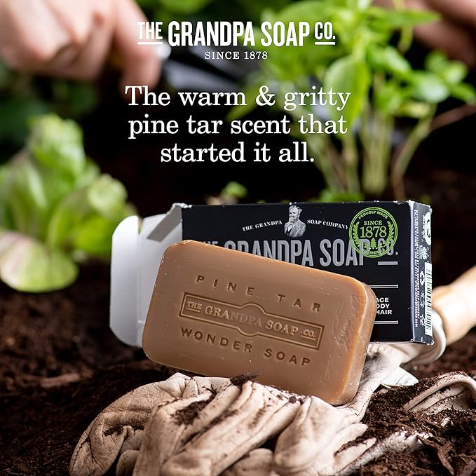 Grandpa's Pine Tar Soap Medium Size - 3.25 oz