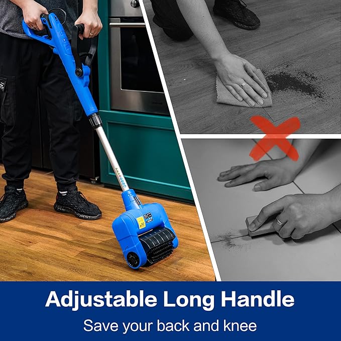 Electric Grout Cleaner Machine | Lightweight Machine Safely Cleans Grout Between Floor Tiles | Grout Cleaner for Tile Floors, Patio, Board, Bricks, Carpet, Pavements