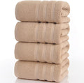 Cotton Bath Towel – Large 30x60 Inches, Soft, Thick & Absorbent Towel for Bathroom, Spa, or Home Use (Beige, 4 Pack – 30"x60")