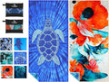 2 Pack Microfiber Lightweight Thin Beach Towel Sand Free Quick Dry Super Absorbent Large Towels for Swimming Pool Yoga Gym Travel Vacation Beach Accessories Essentials